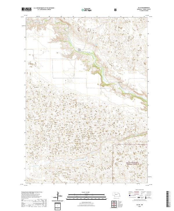 Eli SE, NE — USGS 7.5-minute topo (2021)