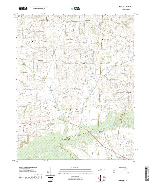 Tatumville, TN — USGS 7.5-minute topo (2022)