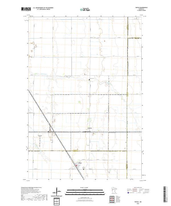 Tintah, MN — USGS 7.5-minute topo (2022)