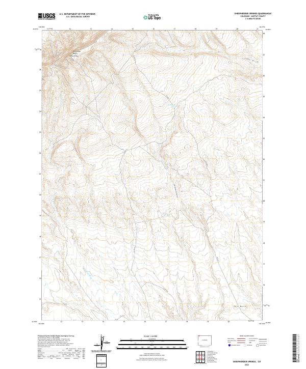 Sheepherder Springs, CO — USGS 7.5-minute topo (2022)