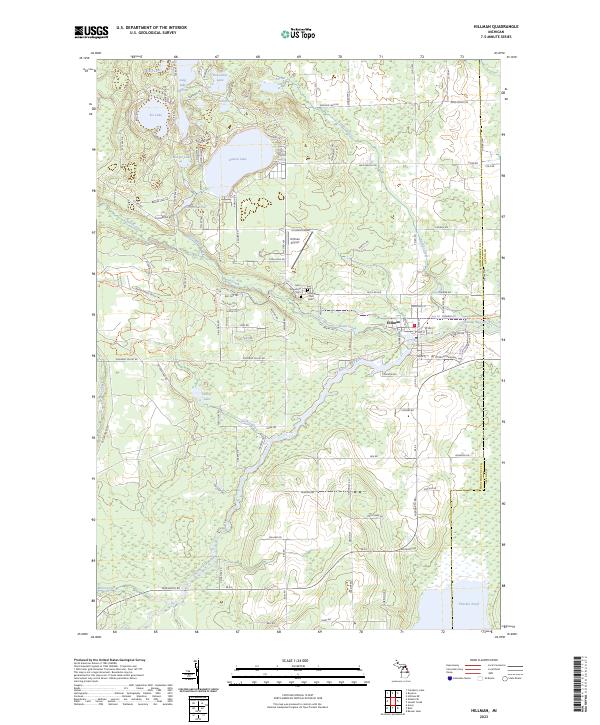 Hillman, MI — USGS 7.5-minute topo (2023)