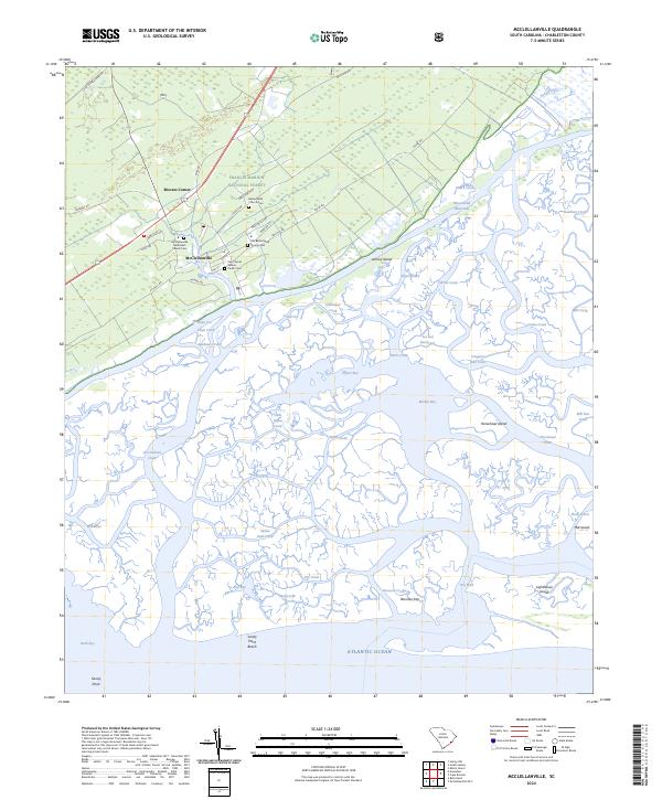 McClellanville, SC — USGS 7.5-minute topo (2024)