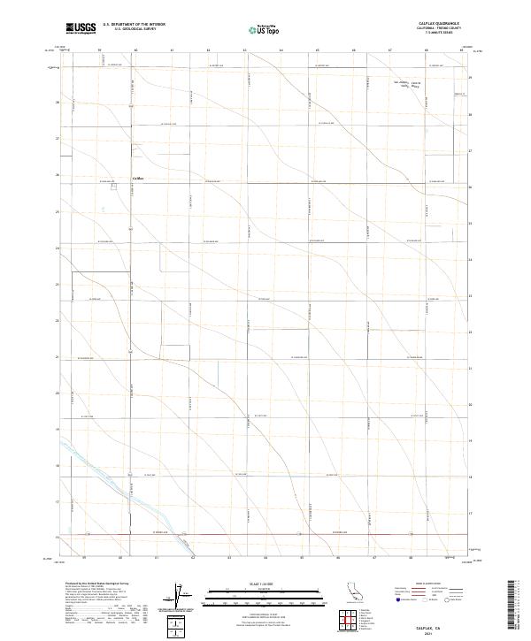 Calflax, CA — USGS 7.5-minute topo (2021)