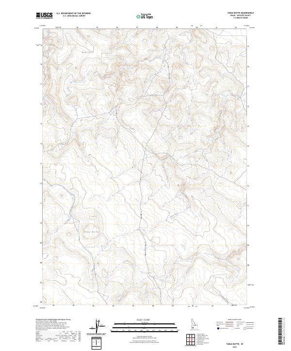 Table Butte, ID — USGS 7.5-minute topo (2023)