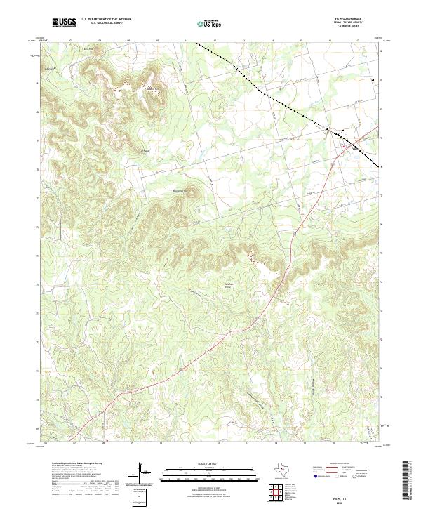 View, TX — USGS 7.5-minute topo (2022)
