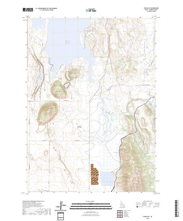 China Hat, ID — USGS 7.5-minute topo (2024)