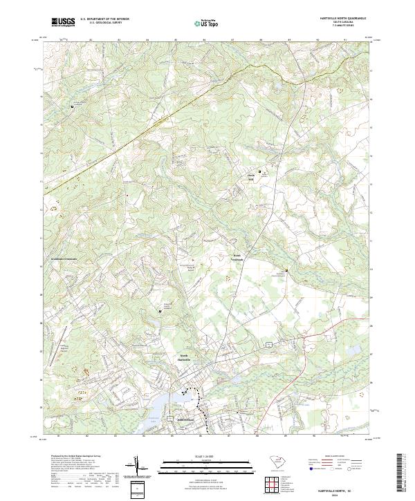 Hartsville North, SC — USGS 7.5-minute topo (2024)