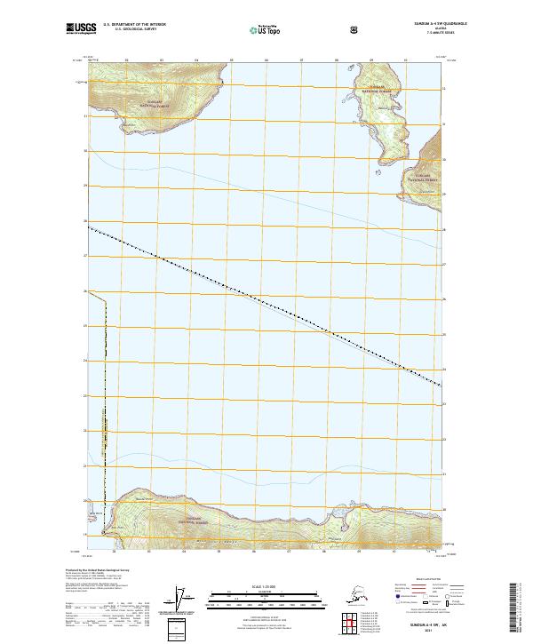 Sumdum A-4 SW, AK — USGS 7.5-minute topo (2021)