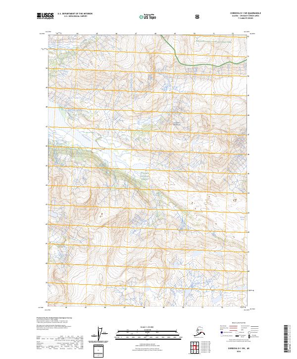 Cordova D-1 SW, AK — USGS 7.5-minute topo (2024)