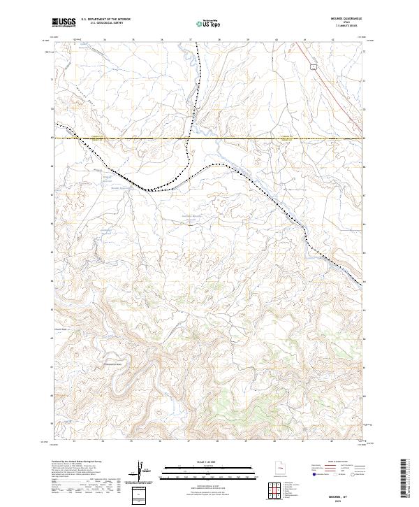 Mounds, UT — USGS 7.5-minute topo (2023)