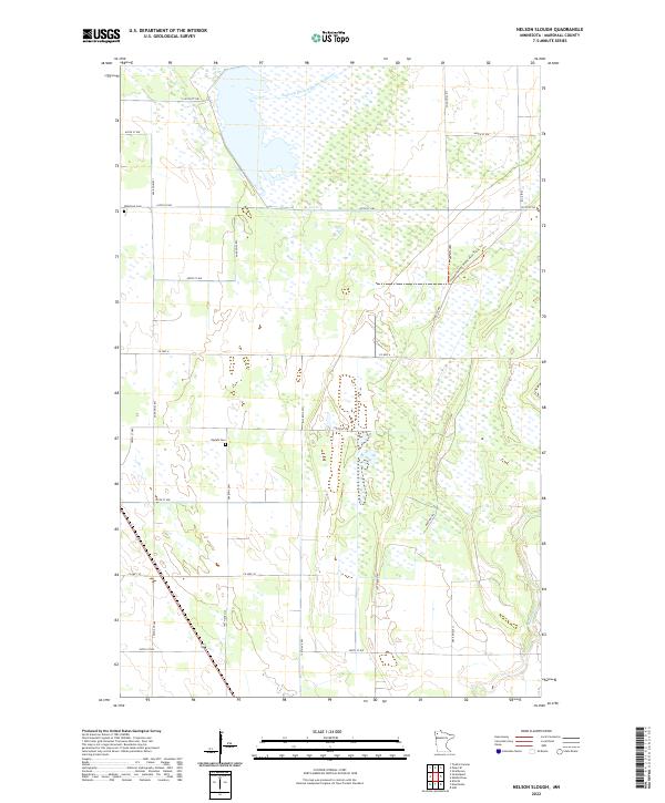 Nelson Slough, MN — USGS 7.5-minute topo (2022)