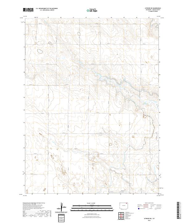 Atwood NE, CO — USGS 7.5-minute topo (2022)