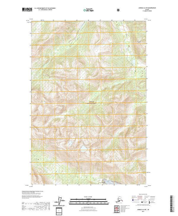 Juneau A-6 SW, AK — USGS 7.5-minute topo (2021)