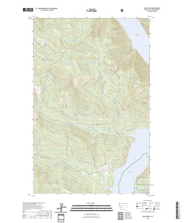 Ural Creek, MT — USGS 7.5-minute topo (2024)