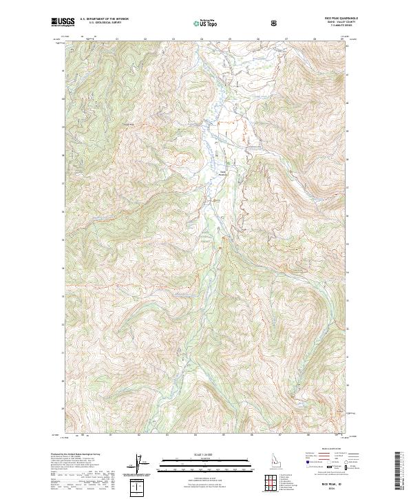 Rice Peak, ID — USGS 7.5-minute topo (2024)