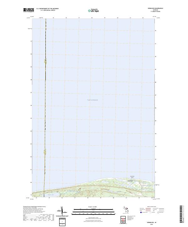 Vermilion, MI — USGS 7.5-minute topo (2023)