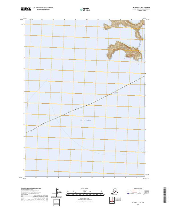Seldovia B-2 SE, AK — USGS 7.5-minute topo (2024)
