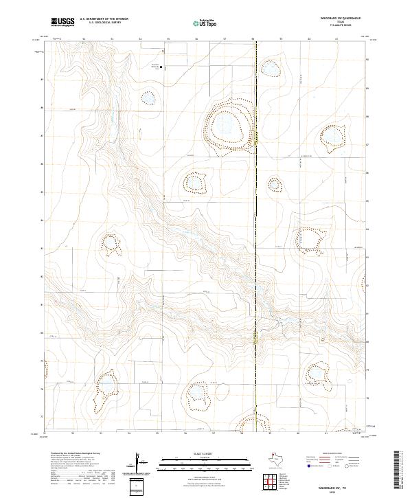 Wildorado SW, TX — USGS 7.5-minute topo (2022)