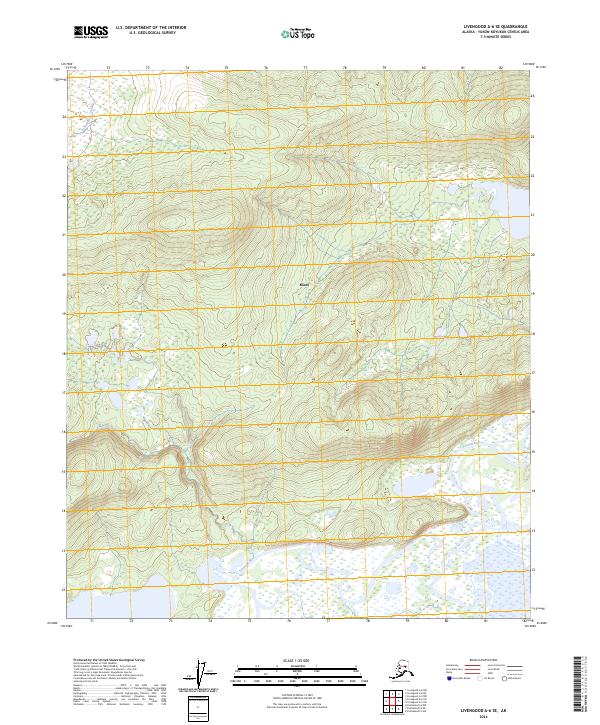 Livengood A-6 SE, AK — USGS 7.5-minute topo (2024)