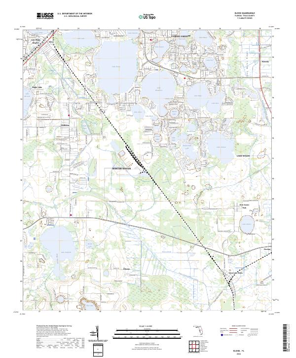 Eloise, FL — USGS 7.5-minute topo (2024)