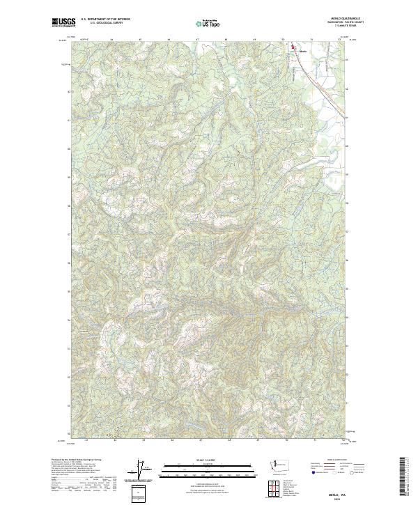 Menlo, WA — USGS 7.5-minute topo (2023)