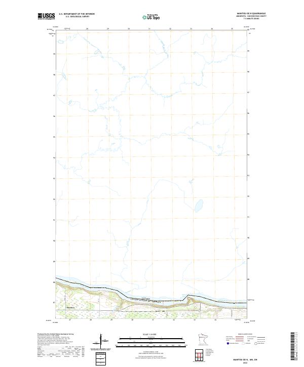 Manitou OE N, MN-ON — USGS 7.5-minute topo (2022)