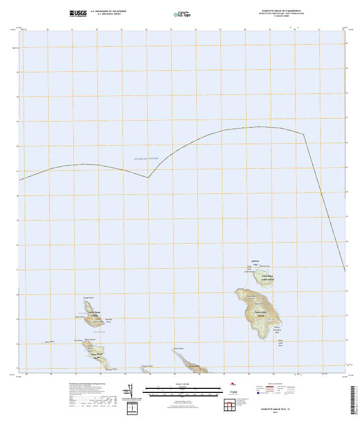 Charlotte Amalie OE N, VI — USGS 7.5-minute topo (2024)