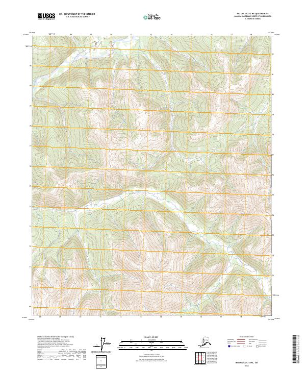 Big Delta C-2 NE, AK — USGS 7.5-minute topo (2024)