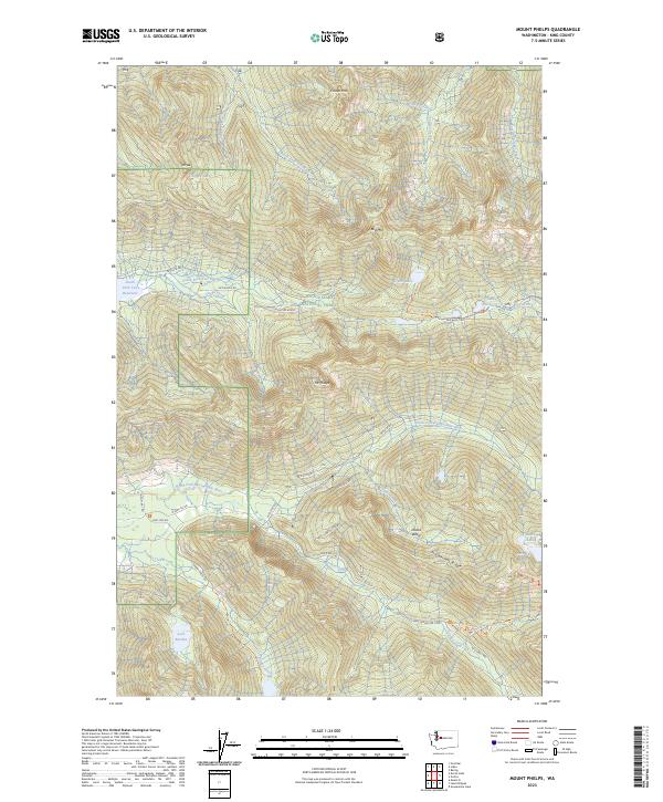 Mount Phelps, WA — USGS 7.5-minute topo (2023)