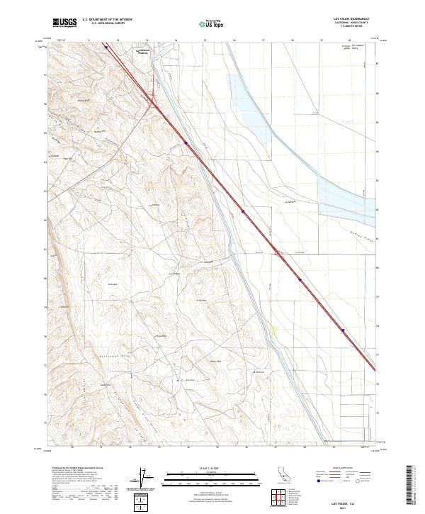 Los Viejos, CA — USGS 7.5-minute topo (2021)