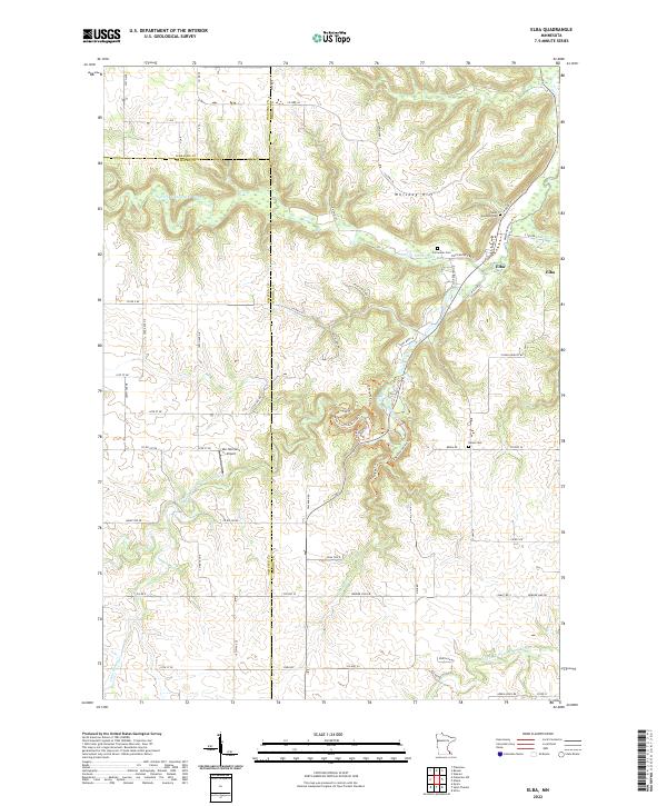 Elba, MN — USGS 7.5-minute topo (2022)