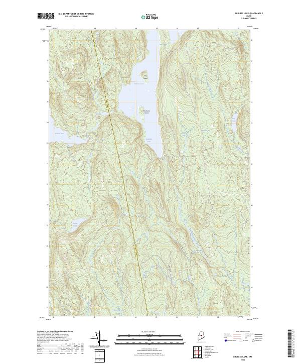 Endless Lake, ME — USGS 7.5-minute topo (2024)