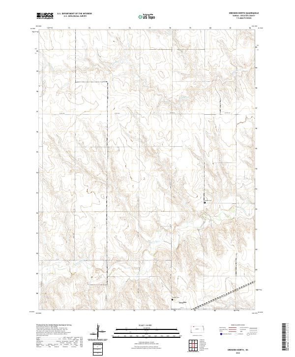 Dresden North, KS — USGS 7.5-minute topo (2022)