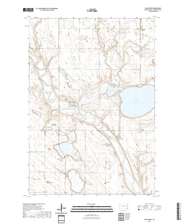 Lake Byron, SD — USGS 7.5-minute topo (2021)