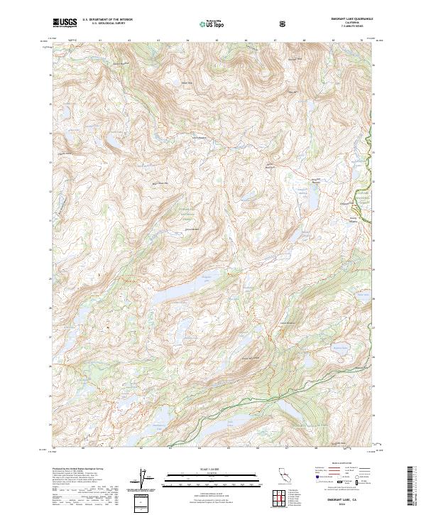 Emigrant Lake, CA — USGS 7.5-minute topo (2024)