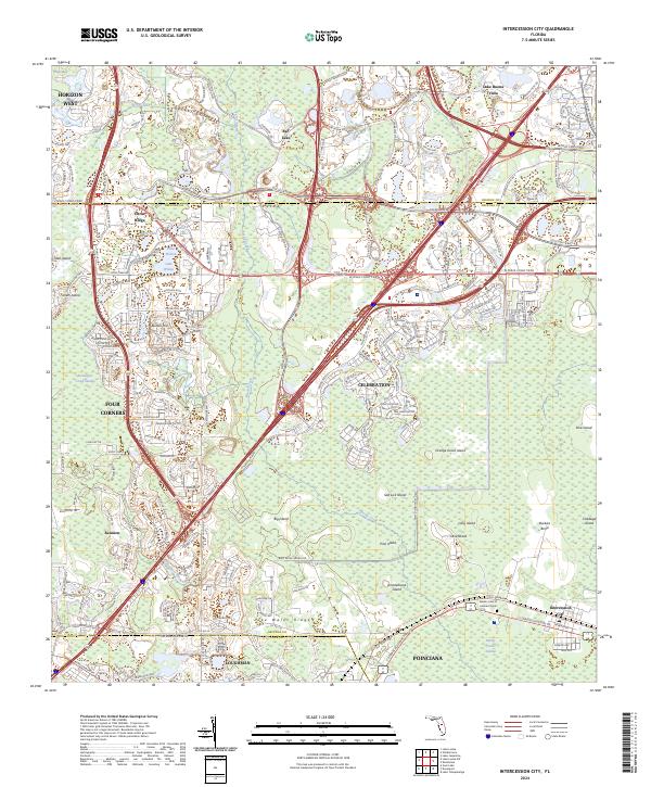 Intercession City, FL — USGS 7.5-minute topo (2024)