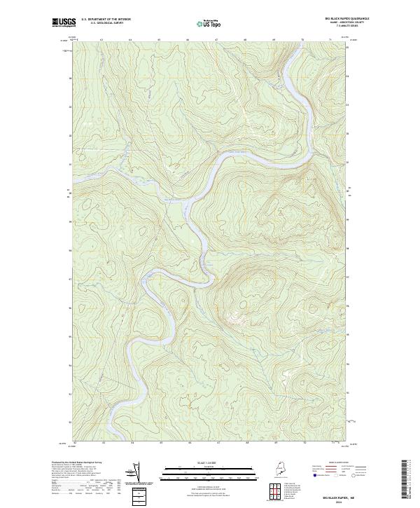 Big Black Rapids, ME — USGS 7.5-minute topo (2024)