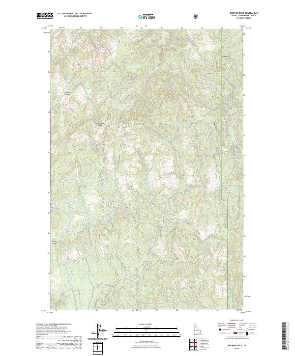 Browns Rock, ID — USGS 7.5-minute topo (2024)