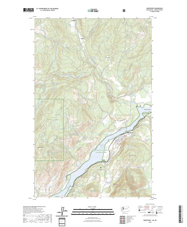 Northport, WA-BC — USGS 7.5-minute topo (2023)