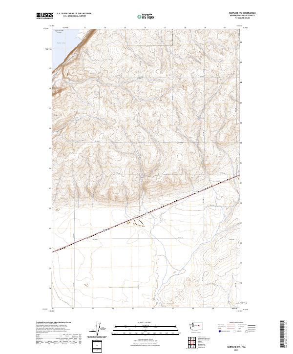 Hartline NW, WA — USGS 7.5-minute topo (2023)