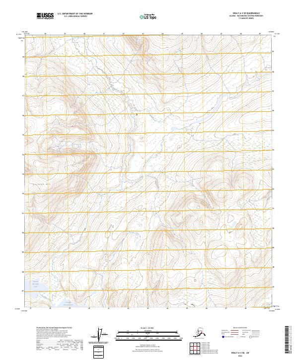 Healy A-3 SE, AK — USGS 7.5-minute topo (2024)