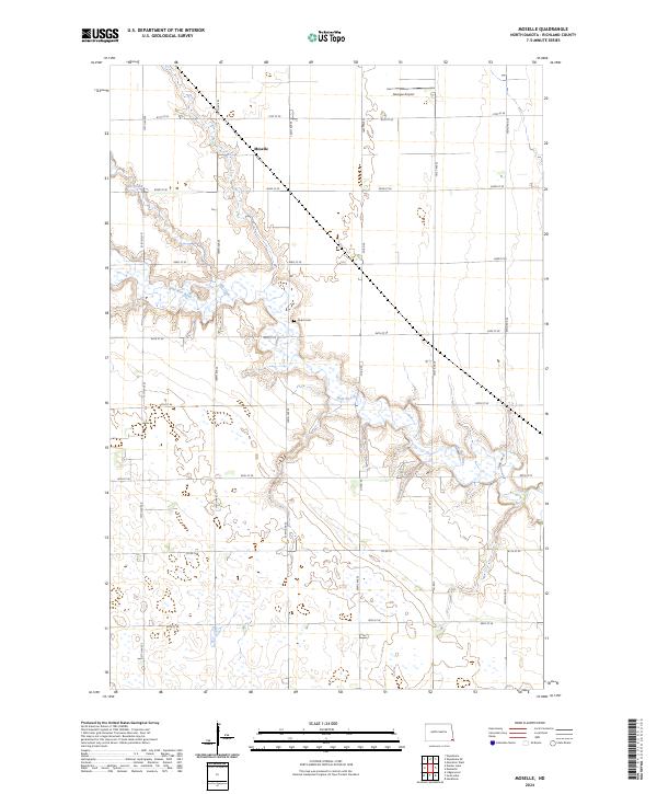 Moselle, ND — USGS 7.5-minute topo (2024)