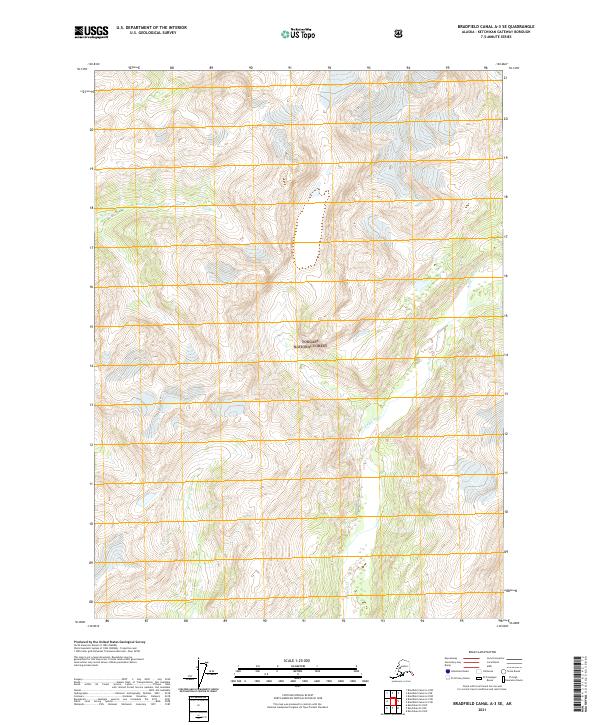 Bradfield Canal A-3 SE, AK — USGS 7.5-minute topo (2021)
