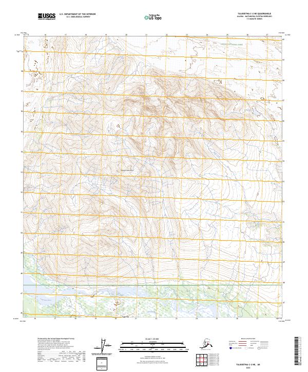 Talkeetna C-2 NE, AK — USGS 7.5-minute topo (2023)