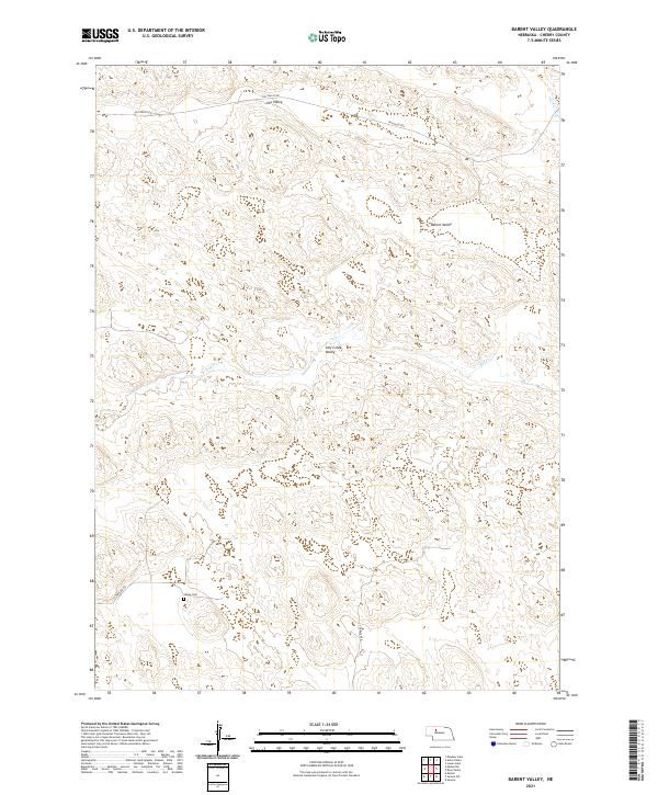 Barent Valley, NE — USGS 7.5-minute topo (2021)