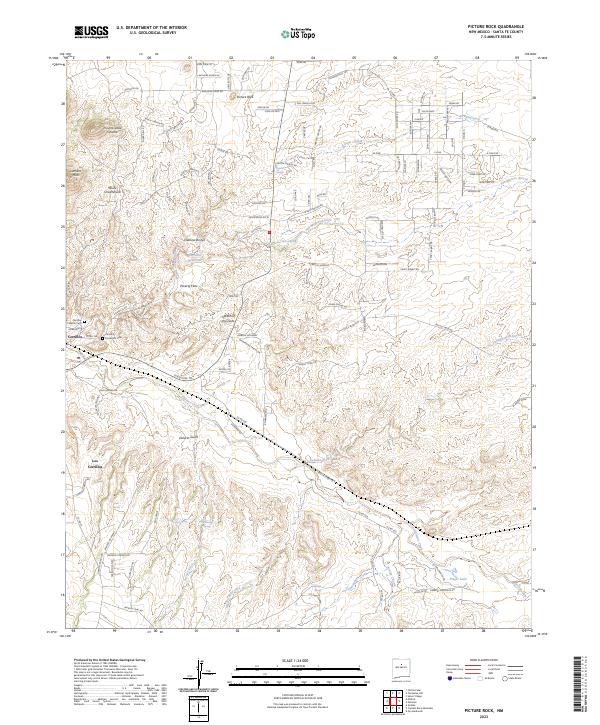 Picture Rock, NM — USGS 7.5-minute topo (2023)