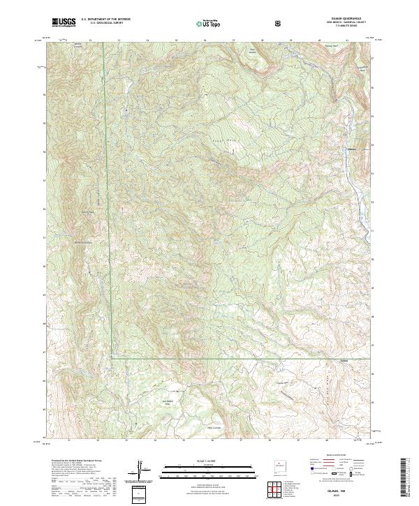 Gilman, NM — USGS 7.5-minute topo (2023)
