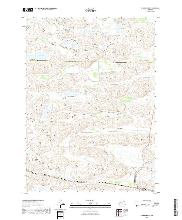 Hyannis North, NE — USGS 7.5-minute topo (2021)