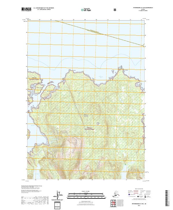 Petersburg B-4 SW, AK — USGS 7.5-minute topo (2021)