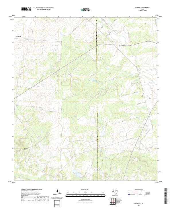 Goldfinch, TX — USGS 7.5-minute topo (2022)